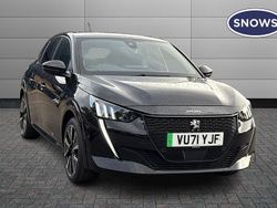 Black Used 2021 Peugeot e-208 GT Hatchback | £11,377 (Fair price)