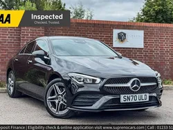 Black Used 2020 Mercedes CLA250e AMG line Sedan | £22,900 (Fair price)