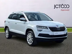 White Used 2020 Skoda Karoq SE L SUV | £17,500 (Fair price)