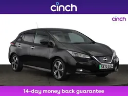 Black Used 2020 Nissan Leaf N-Connecta Hatchback | £9,649 (Fair price)