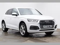 White Used 2020 Audi Q5 S-Line SUV | £26,000 (Good price)