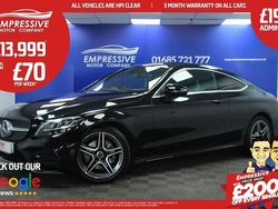 Black Used 2019 Mercedes C180 AMG line Coupe | £13,999 (A bit pricey)