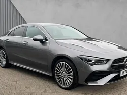 Mountain grey metallic Used 2024 Mercedes CLA250e AMG Line Premium Sedan | £29,980 (Fair price)