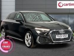 Black Used 2022 Audi A3 Sportback S-Line Hatchback | £22,098
