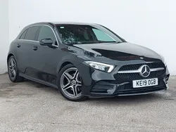 Black Used 2019 Mercedes A200 AMG line Hatchback | £16,298 (Fair price)