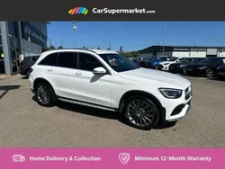 White Used 2020 Mercedes GLC300 AMG Line Premium Estate | £27,676 (Good price)