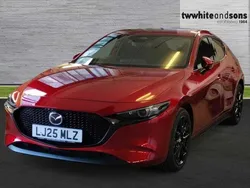 Red Used 2025 Mazda 3 Exclusive-Line Hatchback | £24,950 (Expensive)