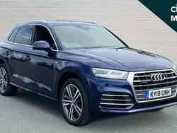 Blue Used 2018 Audi Q5 S-Line SUV | £23,990 (Fair price)