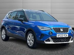 Sapphire blue with black roof Used 2023 Seat Arona Xperience SUV | £15,990 (Fair price)