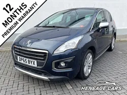 Blue Used 2016 Peugeot 3008 Allure SUV | £7,600 (Good price)