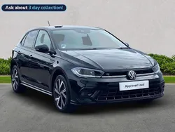 Black Used 2022 VW Polo R-line Hatchback | £18,652 (Fair price)