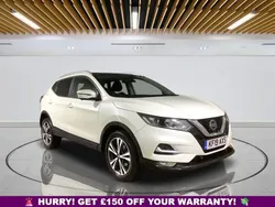 White Used 2019 Nissan Qashqai N-Connecta SUV | £9,899 (Good price)