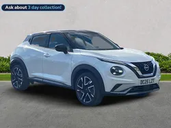 White New 2025 Nissan Juke Tekna+ SUV | £23,999 (A bit pricey)