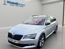 Silver Used 2017 Skoda Superb SportLine Estate | £11,450 (Fair price)