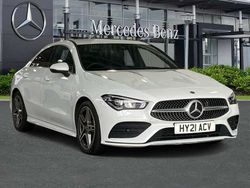 White Used 2021 Mercedes CLA200 AMG line Coupe | £20,990 (Fair price)