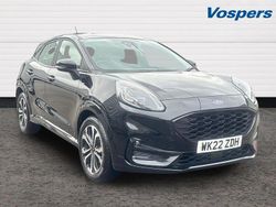 Black Used 2022 Ford Puma ST-Line SUV | £17,400 (Fair price)