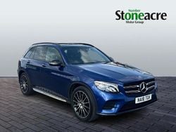 Blue Used 2018 Mercedes GLC350 AMG line Estate | £17,499 (Fair price)
