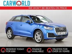 Blue Used 2017 Audi Q2 S-Line SUV | £12,400 (Fair price)