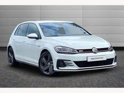Pure white Used 2019 VW Golf VII GTI Hatchback | £21,150 (Fair price)