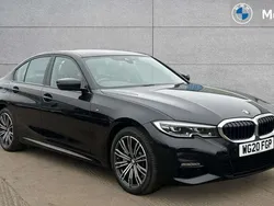 Black Used 2020 BMW 330e M Sport Sedan | £20,354 (Fair price)