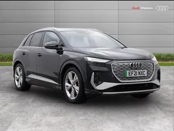 Black Used 2021 Audi Q4 e-tron S-Line SUV | £24,990 (Fair price)