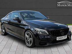 Black Used 2019 Mercedes C300 AMG line Coupe | £21,995 (Fair price)