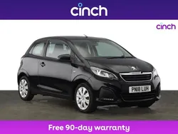 Black Used 2018 Peugeot 108 Active Hatchback | £6,449 (Fair price)
