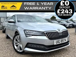 Silver Used 2020 Skoda Superb SE L Hatchback | £12,620 (Fair price)