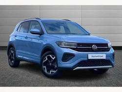 Clear blue Used 2025 VW T-Cross R-line SUV | £26,563 (Expensive)