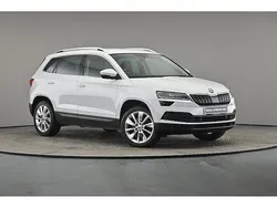 Moon white metallic Used 2018 Skoda Karoq SUV | £13,260 (Fair price)