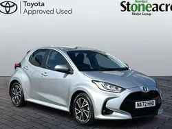 Silver Used 2022 Toyota Yaris Hybrid Design Hatchback | £16,750 (Fair price)