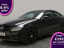 Black Used 2015 Mercedes C180 Sport Edition Coupe | £11,329 (Good price)