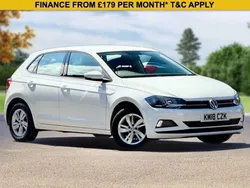 White Used 2018 VW Polo SE Hatchback | £8,950 (Fair price)