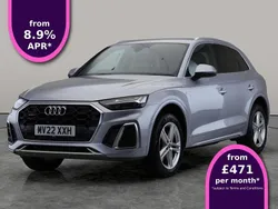 Silver Used 2022 Audi Q5 S-Line SUV | £30,576 (Fair price)