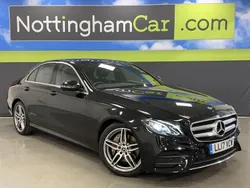 Black Used 2017 Mercedes E220 AMG line Sedan | £16,495 (Super price)