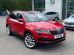 Velvet red Used 2018 Skoda Karoq SUV | £15,995 (Fair price)