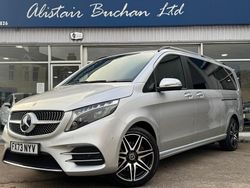 Silver Used 2023 Mercedes V220 AMG line MPV | £51,500 (Super price)