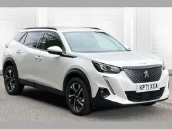 White Used 2021 Peugeot 2008 Allure Premium SUV | £13,499 (Fair price)
