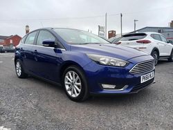 Blue Used 2016 Ford Focus Titanium Hatchback | £5,995 (Fair price)
