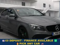 Grey Used 2018 Mercedes CLA180 AMG line Sedan | £12,099 (Good price)