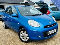 Blue Used 2012 Nissan Micra Acenta Hatchback | £4,695 (Fair price)