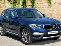 Blue Used 2019 BMW X3 xLine SUV | £23,750 (Fair price)