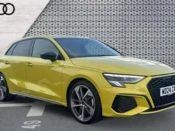 Yellow Used 2024 Audi A3 Black Edition Hatchback | £28,835 (Expensive)