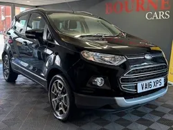 Black Used 2016 Ford Ecosport Titanium SUV | £5,995 (Fair price)