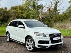 White Used 2014 Audi Q7 S-line plus SUV | £12,999 (Fair price)