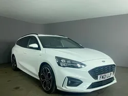 White Used 2021 Ford Focus ST-Line X Estate | £15,799 (Fair price)