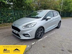 Silver Used 2019 Ford Fiesta ST-Line Hatchback | £7,495 (Fair price)