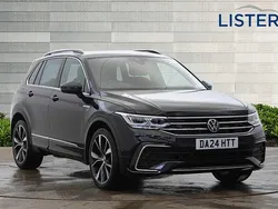 Deep black Used 2024 VW Tiguan R-line SUV | £29,500 (Fair price)
