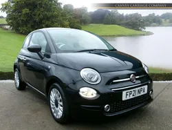 Black Used 2021 Fiat 500 Lounge Hatchback | £8,200 (Good price)