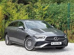 Grey Used 2024 Mercedes CLA250e AMG Line Premium Sedan | £30,498 (A bit pricey)